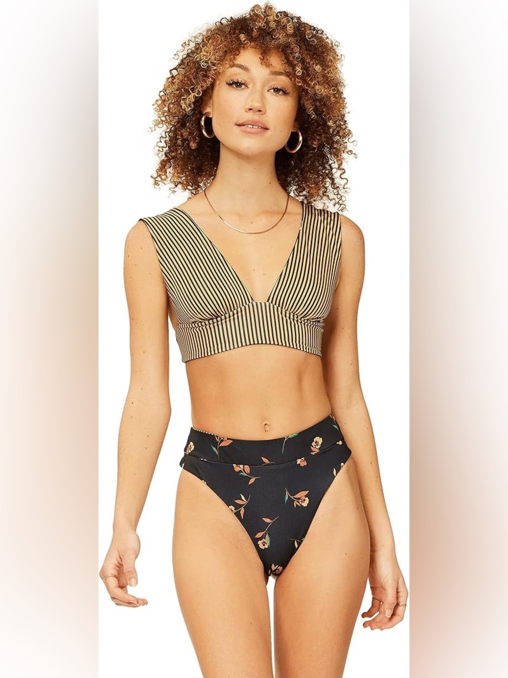 NWT Billabong Golden Shore Reversible Bikini